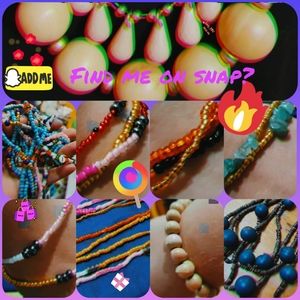 Beaded jewelry.